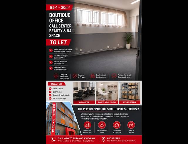 Office property to rent in HERIOTDALE